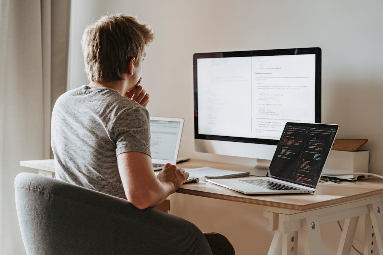 Landing page visual